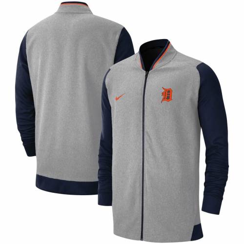 宅送 ナイキ Nike コー メンズファッション Navy Jacket Fullzip Performance Nike Gray Game ネイビー 紺色 グレイ グレー 灰色 ジャケット フルジップ パフォーマンス ゲーム タイガース デトロイト コート ジャケット Typphoenixsa Com Ar