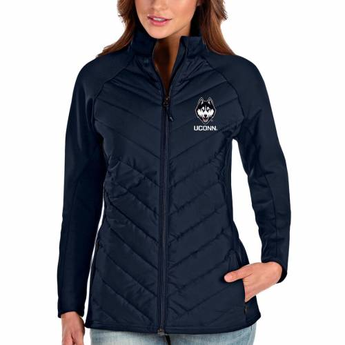 在庫あり 即出荷可 コート ジャケット Uconn Antigua Navy Women S ネイビー 紺 ジャケット フルジップ レディース ハスキーズ コネチカット Antigua Huskies Jacket Puffer Fullzip Altitude Www Granfondolafortuna Com