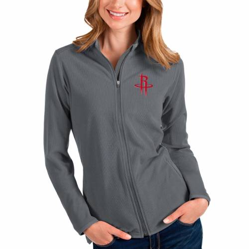アンティグア ヒューストン ロケッツ レディース フルジップ ジャンパー 枝炭 Women S Antigua Glacier Fullzip Jacket Charcoal Loadedcafe Com