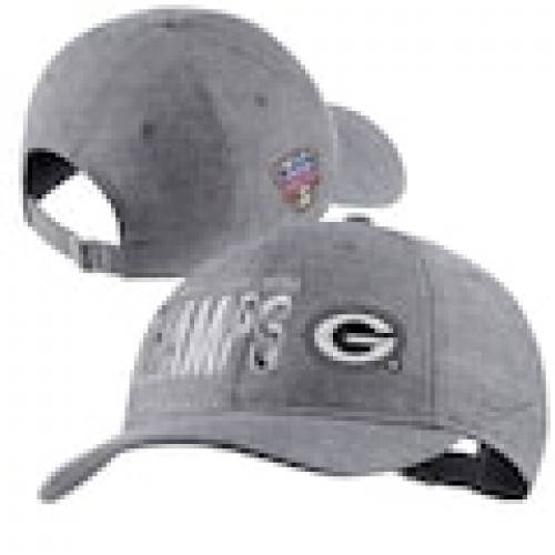 早割クーポン 立ブルドッグ Locker メンズキャップ Nike ジョージア 帽子 帽子 スニケスナイキ Adjustable バッグ 帽子 Room L91 Sugar Bowl Champions ナイキ カジュアル Hat Nike チャコール ジョージア キャップ Charcoal ファッション ブルドッグス