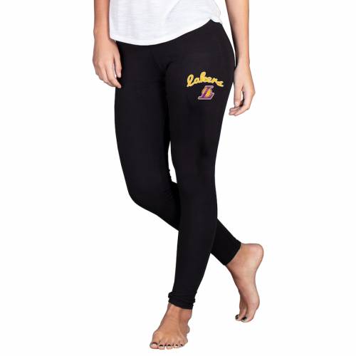 人気ブランド 楽天市場 コンセプトスポーツ Concepts Sport レイカーズ レディース レギンス タイツ 黒色 ブラック ロサンゼルス Women S Lakers Concepts Sport Fraction Leggings Black レディースファッション ボトムス パ スニケス アウトレット送料無料