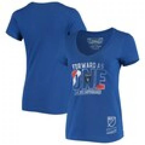 驚きの安さ ミッチェルアンドネス Mitchell Ness アースクエイクス レディース Vネック Tシャツ 青色 ブルー サンノゼ Women S Mitchell Ness Forward As One Vneck Tshirt Blue Shirt レディースファッシ 国内最安値 Spa116 Ru