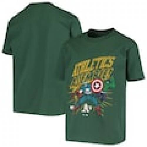 Tシャツ カットソー ふるさと納税 Assemble Avengers Youth Branded Fanatics Green グリーン 緑 Tシャツ 子供用 アスレチックス オークランド Branded Fanatics ファナティクス Marvel T トップス マタニティ ベビー キッズ Shirt Tshirt Beachsidecliniccr Com