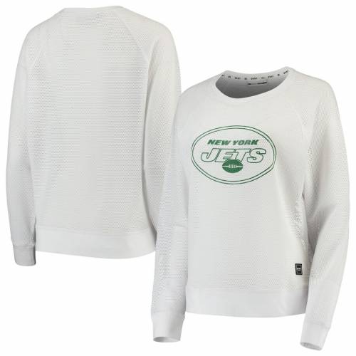 再入荷1番人気 ダナキャランニューヨーク スポーツ Dkny Sport ジェッツ レディース スリーブ Tシャツ 白色 ホワイト ニューヨーク Women S 長袖 Sleeve Dkny Sport Lauren Mesh Tshirt White レディースファッショ 正規販売代理店 トップス Tシャツ