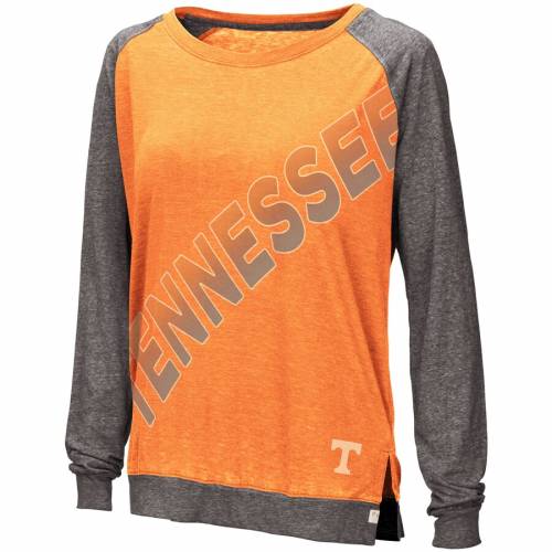 期間限定特価 楽天市場 コロシアム Colosseum テネシー ボランティアーズ レディース スリーブ ラグラン Tシャツ 橙 オレンジ Women S 長袖 Sleeve Orange Colosseum Binding Diagonal Raglan Tshirt Tennessee レディースファッシ スニケス 高質で安価