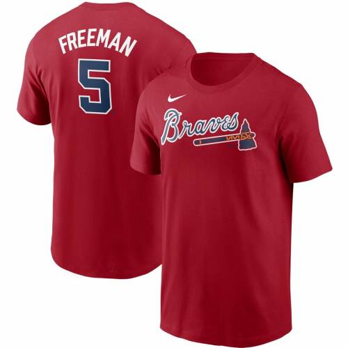 超人気 ナイキ Nike アトランタ ブレーブス Tシャツ 赤 レッド Red Nike Freddie Freeman Name Number Tshirt メンズファッション トップス Tシャツ カットソー 人気ショップが最安値挑戦 Ditreskrimum Ntb Polri Go Id