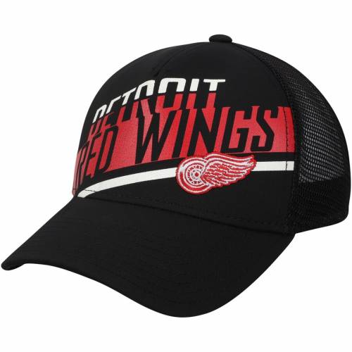 Adidas アディダス レッド レーザー スナップバック デトロイト Red 黒 バッグ Adjustable バッグ トラッカー 赤 ブラック Red Laser Snapback Black Adidas Detroit Wings Trucker Adjustable Hat バッグ キャップ 帽子 メン スニケススポーツブランド カジュアル