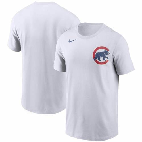 ナイキ シカゴ カブス チーム Tシャツ 白色 ホワイト メンズ Team Nike Wordmark Tshirt White Core Value It