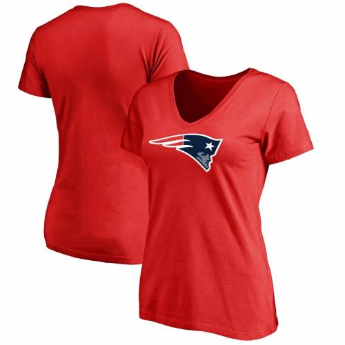 日本製 楽天市場 Nfl Pro Line By Fanatics Branded プロ ペイトリオッツ レディース ロゴ Vネック Tシャツ 赤 レッド Women S Nfl Red Pro Line By Fanatics Branded New England Patriots Plus Size Primary Logo Vneck