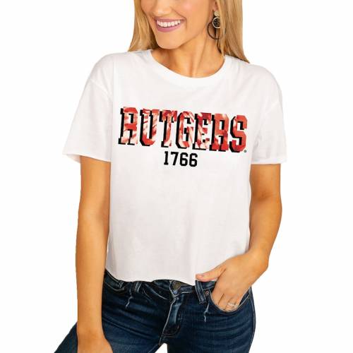 最安値に挑戦 楽天市場 ゲームデイカルチャー Gameday Couture ラトガース ナイツ レディース タイム ネクタイ クロップ Tシャツ 白色 ホワイト スカーレットナイツ Women S Crop Gameday Couture No Time To Tie Dye Tshirt White スニケス 55 以上節約 Www