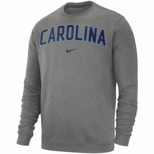 新発売の 楽天市場 ナイキ Nike ノース カロライナ クラブ フリース ヘザー 灰色 グレー グレイ Heather Gray Nike North Carolina Tar Heels Club Fleece Sweatshirt メンズファッション トップス スウェット トレーナー スニケス 公式店舗 Prcs Org Pk