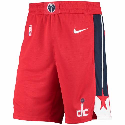 ナイキ アメリカの首都 ウィザーズ アイコン ショーツ ハーフパンツ 赤 レッド メンズ Red Nike 19 Icon Edition Swingman Shorts Fikrimahsul Com