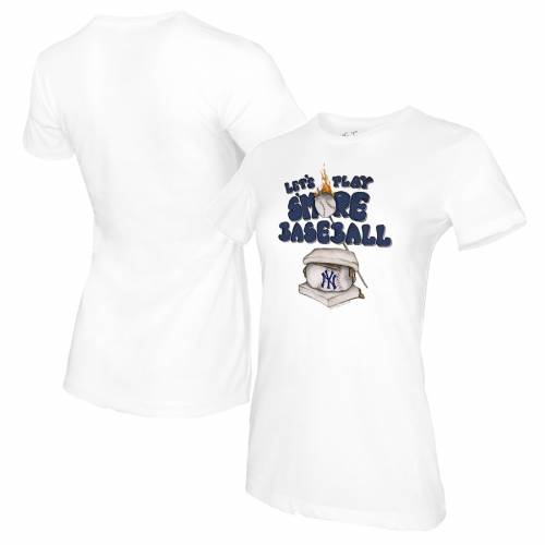 新版 楽天市場 Tiny Turnip ヤンキース レディース Tシャツ 白色 ホワイト ニューヨーク Women S S Mores Tiny Turnip Tshirt White レディースファッション トップス Tシャツ カットソー スニケス 包装無料 送料無料 トップス Tシャツ カットソー
