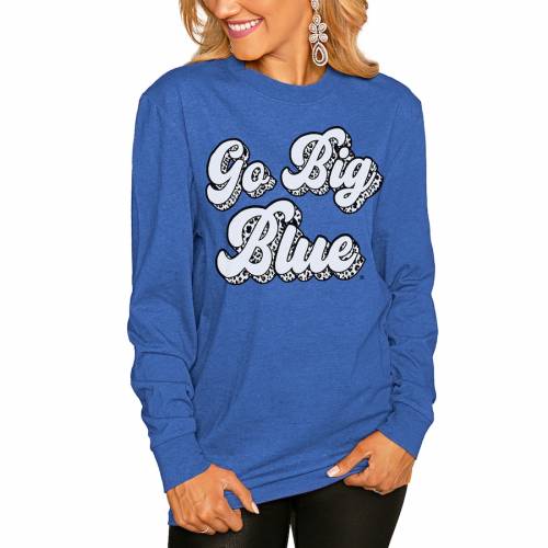 人気ブランドを ゲームデイカルチャー Gameday Couture ケンタッキー ワイルドキャッツ レディース ゲーム スリーブ Tシャツ Women S 長袖 Game Sleeve Gameday Couture Plan Tshirt Royal レディースファッション ト スニケス 海外輸入 Csckerala Com