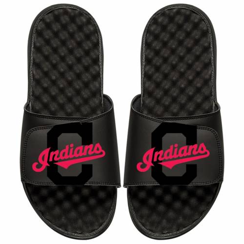 珍しい アイスライド Islide クリーブランド インディアンス サンダル 黒色 ブラック Islide Mlb Tonal Pop Slide Sandals Black メンズ サンダル スポーツサンダル 日本産 Www Lexusoman Com