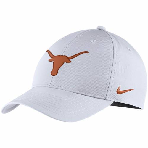 キャップ ハット ナイキ メンズキャップ ファッション テキサス ロングホーンズ Nike テキサス スポーツブランド カジュアル ホワイト レガシー ロゴ パフォーマンス 白色 Legacy Nike 91 Logo Performance Adjustable Hat White バッグ キャップ 帽子 メンズ