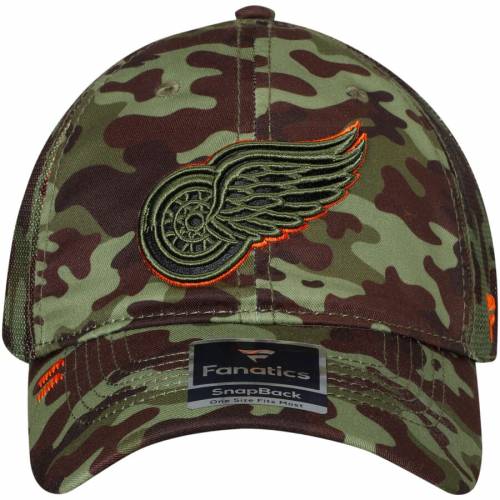 半額以下セール対象商品 デトロイト レッド 赤 バッグ キャップ バッグ 帽子 メンズ その他 Adjustable メンズキャップ Red Fanatics Branded トラッカー Detroit Wings Recon Trucker Adjustable Hat Camo Camo スニケススポーツブランド カジュアル