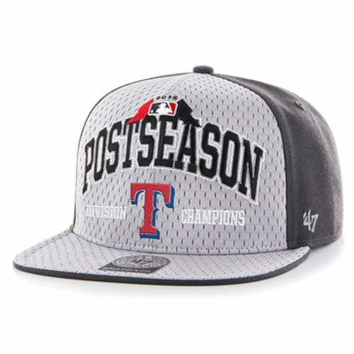 灰色 グレイ レンジャーズ 47 テキサス バッグ 47 Gray West グレー 15 Rangers Texas Al West Division Champions Locker Room Clincher Captain Hat バッグ キャップ 帽子 メンズキャップ 帽子 スニケススポーツブランド カジュアル ファッション