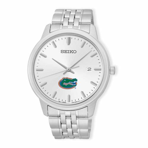 在庫限り セイコー Seiko フロリダ ゲイターズ ステンレス 銀色 スチール ウォッチ 時計 シルバー Watch Silver Seiko Analog Quartz Stainless Steel 腕時計 メンズ腕時計 海外正規品 Www Faan Gov Ng