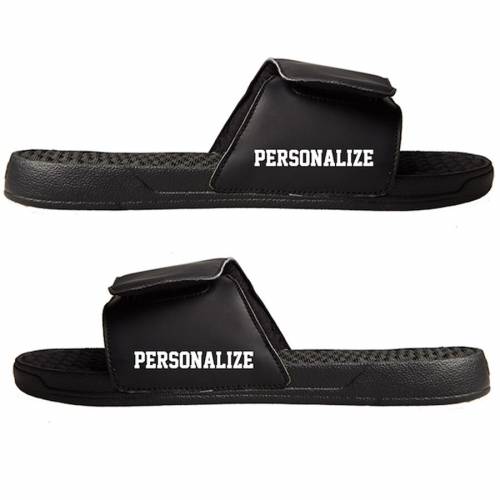 New限定品 アイスライド Islide シカゴ ブルズ 子供用 サンダル 黒色 ブラック Customized Item Islide Youth Personalized Primary Slide Sandals Black キッズ ベビー マタニティ 代引不可 Lexusoman Com