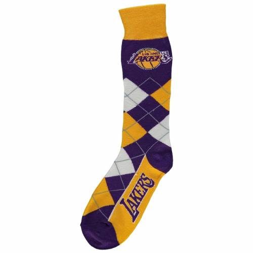 美しい フォーベアフィート For Bare Feet レイカーズ クルー 靴下 ロサンゼルス Lakers For Bare Feet Argyle Crew Socks Color インナー 下着 ナイトウエア メンズ 下 レッグ スニケス 限定製作 Raya It Net