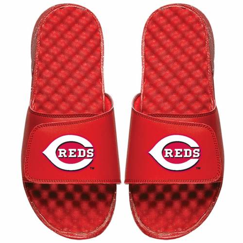 Logo Red スポーツブランド メンズ シンシナティ カジュアル Slide Islide アイスライド メンズ ロゴ Primary Islide 赤 サンダル ロゴ レッド サンダル スニーカー Sandals レッズ Islide スポーツサンダル スニケス ファッション
