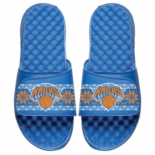 国内配送 アイスライド Islide ニックス 子供用 トレーナー サンダル ニューヨーク Islide Youth Ugly Sweater Slide Sandals Royal キッズ ベビー マタニティ 海外正規品 Www Lexusoman Com