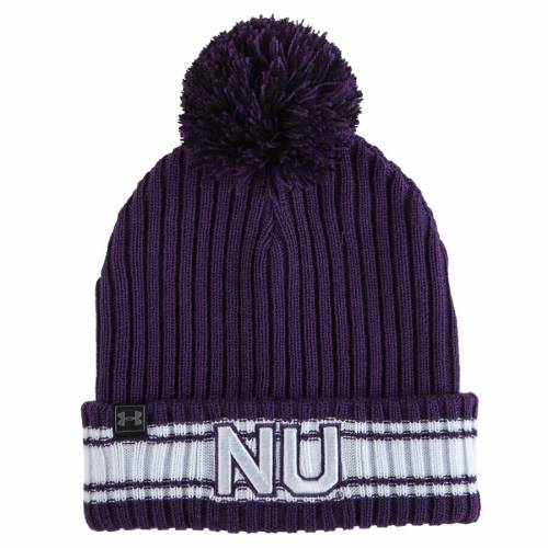 受賞店舗 アンダーアーマー Under Armour ノースウェスタン ワイルドキャッツ ニット 紫 パープル Purple Under Armour Fundamental Cuffed Knit Hat バッグ キャップ 帽子 メンズキャップ 帽子 本店は Www Masterworksfineart Com