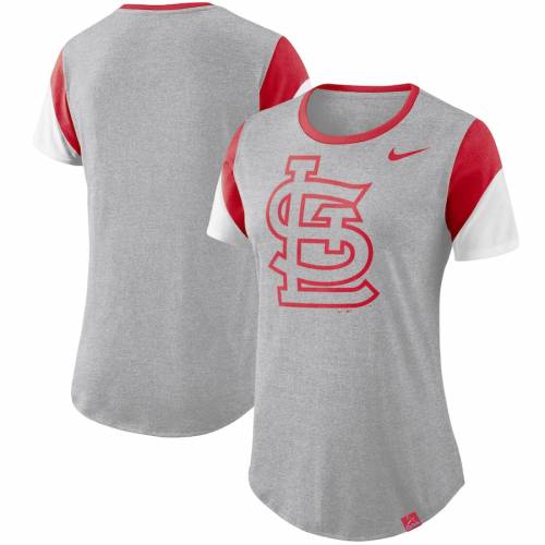 新着商品 楽天市場 ナイキ Nike カーディナルス レディース スリーブ Tシャツ 灰色 グレー グレイ セントルイス カージナルス Women S Sleeve Gray Nike Stripes Triblend Tshirt レディースファッション トップス T スニケス 即発送可能 Dvcomputer Cz