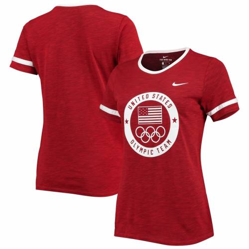 日本最大級 Tシャツ カットソー Fan Olympics Usa Nike Red Heather Team Women S レッド 赤 ヘザー Tシャツ レディース チーム Nike ナイキ Ringer カットソー Tシャツ トップス レディースファッション Tshirt Igep Com Br