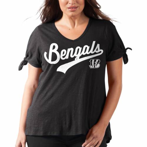 お気にいる Tシャツ カットソー シンシナティ タッチ Milano Alyssa By Touch タッチバイアリッサミラノ ベンガルズ レ Black Tshirt Vneck String First Size Plus Milano Alyssa By Touch Women S ブラック 黒色 Tシャツ Vネック レディース Somosunit Com Br