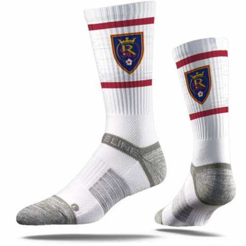 ストライドライン Strideline レアル プレミア 労働者の一団 靴劣性 白いこと 白 ソルトレイク Premium Strideline Crew Socks White 内部 アンダーウェア ナイトドレス メンズ 下 レッグ 2friendshotel Com