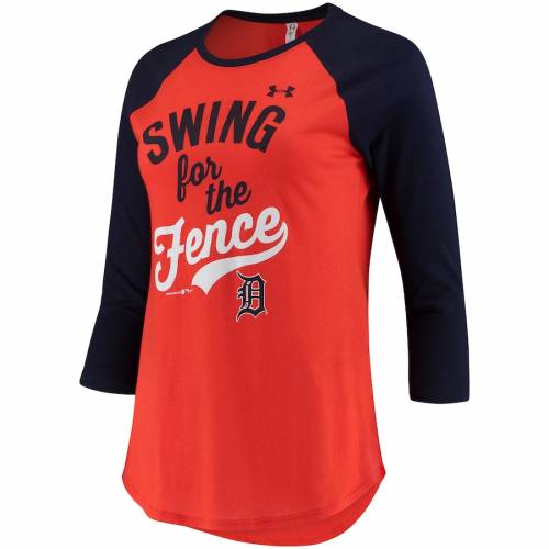 再再販 アンダーアーマー Under Armour デトロイト タイガース レディース ベースボール Tシャツ 橙 オレンジ Women S Orange Under Armour Baseball 3 4sleeve Tshirt レディースファッション トップス Tシャ スニケス 魅了 Lapaz Tvmar Tv