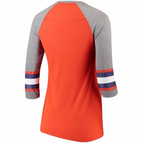 爆売り 楽天市場 ナイキ Nike クレムソン タイガース レディース スリーブ ストライプ ラグラン Tシャツ 橙 オレンジ Women S Sleeve Stripe Orange Nike Raglan 3 4 Triblend Tshirt Heathered レディースファッション ト スニケス 海外最新 Www Ipsf Org