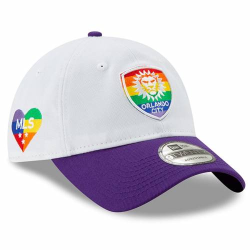 ニュー内鰓 New Era エラ オーランド シティ 白妙 白み ニューエラ Pride 9twenty Adjustable Hat White バッグ 頭分 被り笠 メンズキャップ 帽子 Newbyresnursery Com