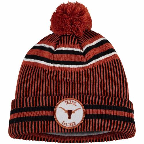 ニューエラ ニューエラ エラ Texas メンズキャップ Knit ロングホーンズ キャップ 帽子 スニケススポーツブランド ニット New Field Texas オレンジ Cuffed フィールド ファッション Orange 帽子 Sport Hat Era On ニューエラ ハット 橙 バッグ キャップ