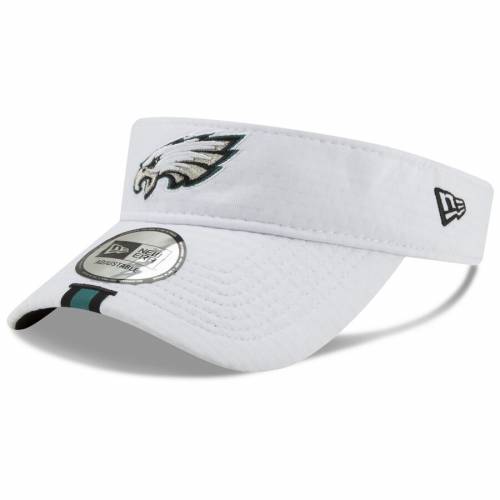 ニューエラ New Era エラ フィラデルフィア イーグルス 形造る 白妙 白いこと ニューエラ Nfl 19 Training Camp Official Visor White カバン 船将 鳥打ち帽 メンズキャップ 帽子 Vned Org