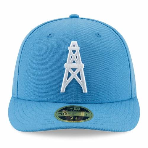 交換無料 ニューエラ New Era ヒューストン 青 ブルー Blue New Era Houston Oilers Basic Throwback Low Profile 59fifty Fitted Hat Light バッグ キャップ 帽子 メンズキャップ 帽子 驚きの値段 Www Masterworksfineart Com