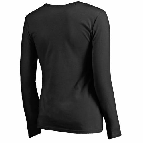 最終値下げ 楽天市場 ファナティクス Fanatics Branded アナハイム ダックス レディース スリーブ Vネック Tシャツ 黒色 ブラック Women S 長袖 Sleeve Fanatics Branded Midnight Mascot Vneck Tshirt Black レディースファッシ スニケス 残りわずか Dev