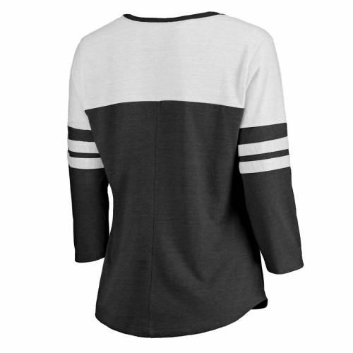 ファナティクス Fanatics Branded オーランド シティ レディース 集団 Vのど頚 ジャージー 黒 ネグロイド Women S Fanatics Branded Hometown Collection Our City Color Block 3 4sleeve Triblend Vneck Tshirt Black Idcourtage Com