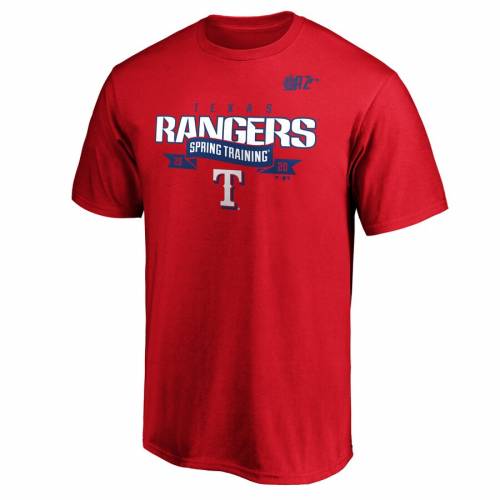 人気no 1 本体 楽天市場 ファナティクス Fanatics Branded テキサス レンジャース スプリング トレーニング Tシャツ 赤 レッド レンジャーズ Spring Red Fanatics Branded Training Line Drive Tshirt メンズファッション ト スニケス 日本最大級