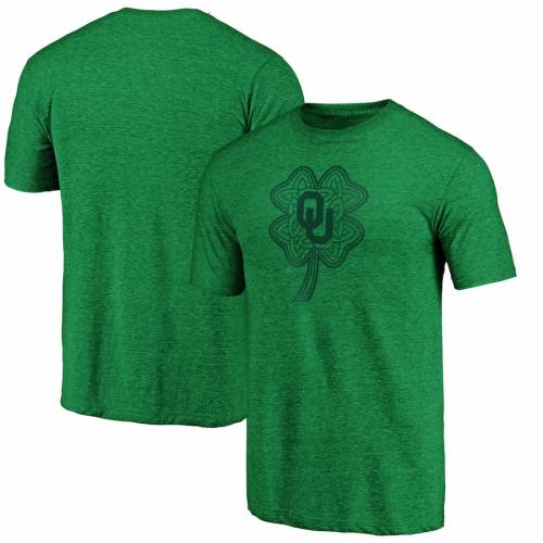 メール便なら送料無料 ファナティクス Fanatics Branded オクラホマ スーナーズ Tシャツ 緑 グリーン St Patrick S Green Fanatics Branded Day Celtic Charm Triblend Tshirt メンズファッション トップス Tシャツ カットソー 別注 トップス Tシャツ