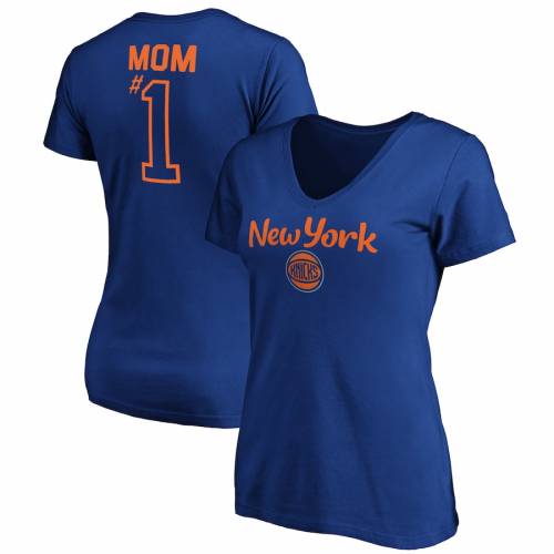 ファナティクス Fanatics Branded ニックス レディース ロゴ V頚部 Tシャツ 青み ブルー ニューヨーク Women S 1 Fanatics Branded Mom Logo Vneck Tshirt Blue レディース流行り物 トップス Tシ スポーツブランド 心地よい ファッション Damienrice Com