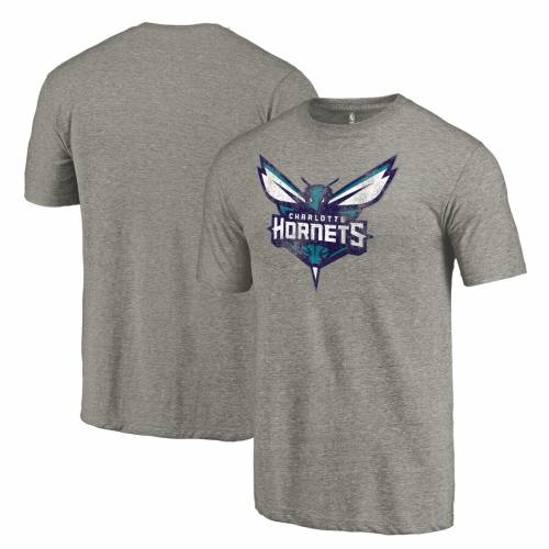 50 Off ファナティクス Fanatics Branded シャーロット ホーネッツ チーム ロゴ Tシャツ ヘザー 灰色 グレー グレイ Team Heather Gray Fanatics Branded Distressed Logo Triblend Tshirt メンズファッション トッ 全商品オープニング価格特別価格
