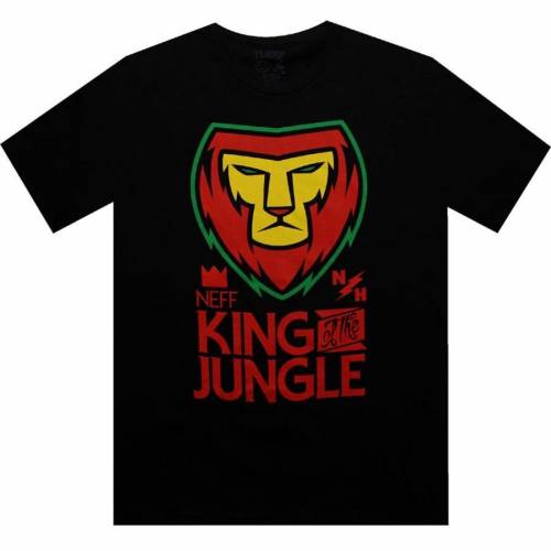ネフ プルオーバー 黒いこと 黒いこと メンズ 【 NEFF KING TEE (BLACK) / BLACK 】 メンズ流行り物 トップス カットソー