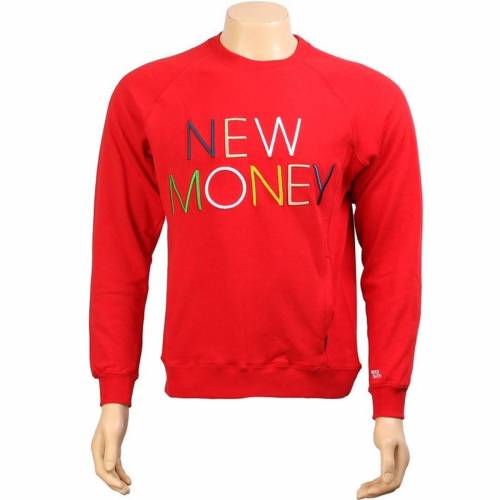 トレーナー 赤 レッド ロックスミス メンズ 【 ROCK SMITH NEW MONEY SWEATER (RED) / RED 】 メンズファッション トップス Tシャツ カットソー