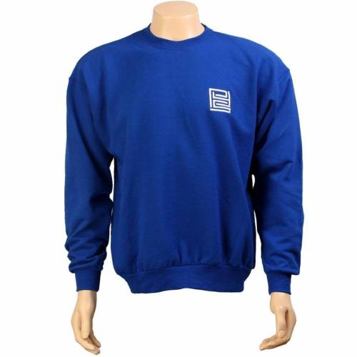 ロゴタイプ 白いこと 白いこと ディープ メンズ 【 PYS BLOCK LOGO CREWNECK - WHITE (DEEP ROYAL) / DEEP ROYAL 】 メンズ流行り物 トップス プルオーバー カットソー