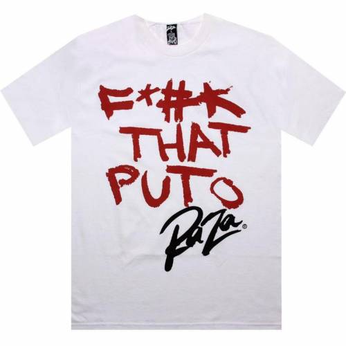 Tシャツ 白色 ホワイト メンズ 【 RAZA F THAT PUTO TEE (WHITE) / WHITE 】 メンズファッション トップス カットソー