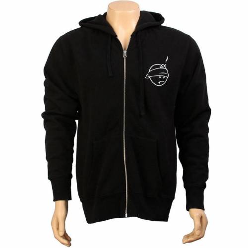 フーディー パーカー 黒色 ブラック メンズ 【 THE HUNDREDS BADAM ZIP UP HOODY (BLACK) / BLACK 】 メンズファッション トップス|スニケス