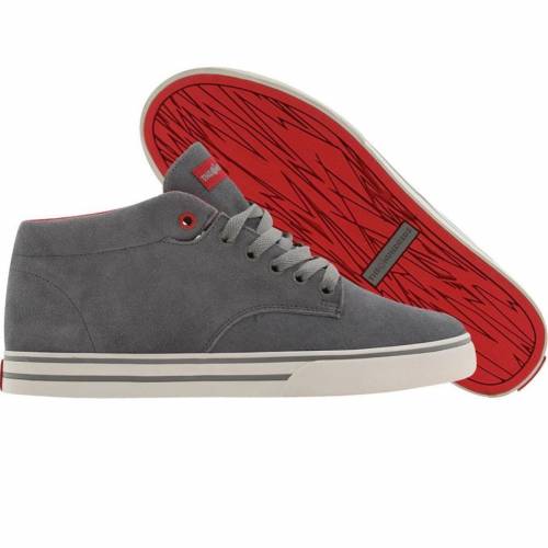 ジョンソン ミッド チャコール スニーカー メンズ 【 THE HUNDREDS JOHNSON MID (CHARCOAL) / CHARCOAL 】